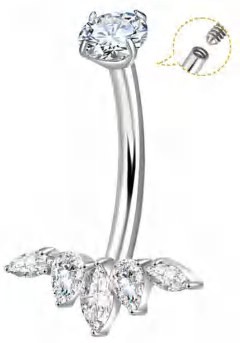 Navel Jewelry FT-T-NV047